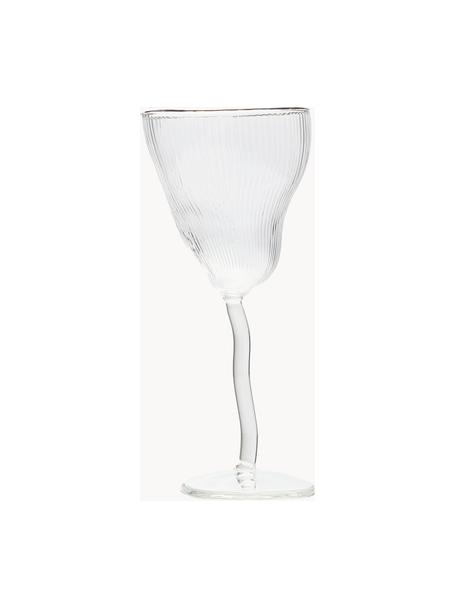 Designová sklenice na víno Classic On Acid, Sklo, Transparentní, Ø 10 cm, V 20 cm, 310 ml
