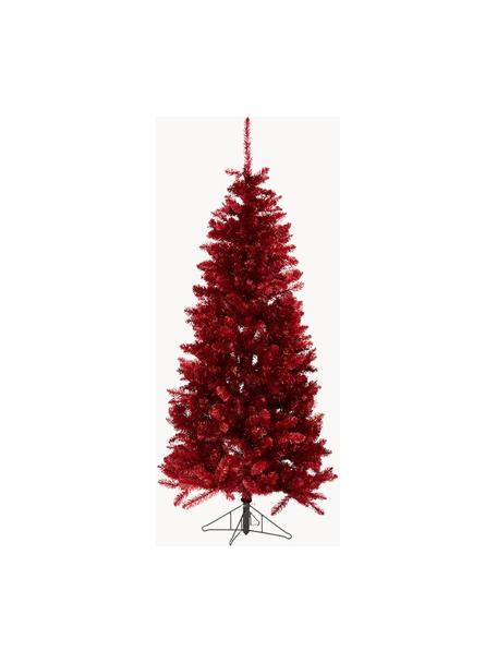 Decoratieve kerstboom Colchester in rood H 185 cm, Kunststof, Rood, Ø 84 cm, H 185 cm