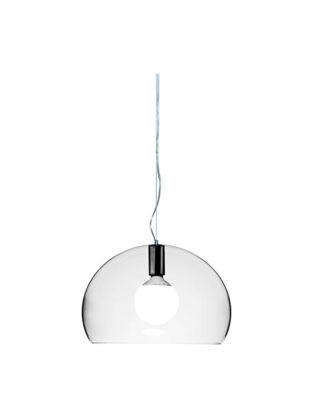 Hanglamp Small FL/Y, Lampenkap: kunststof, Transparant, Ø 38 x H 28 cm