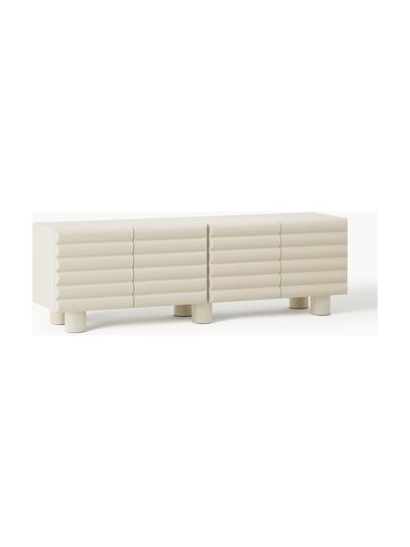 Credenza bassa Fana, Gambe: legno di pioppo, Questo p, Beige, Larg. 180 x Alt. 57 cm