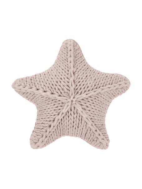 Cojín de punto grueso Sparkle, con relleno, Funda: 100% algodón, Rosa pastel, An 45 x L 45 cm