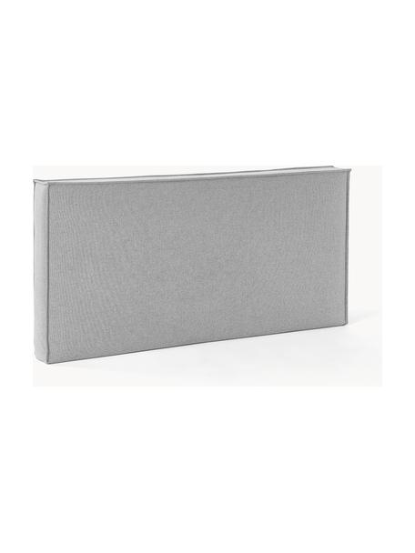 Testiera imbottita Kamila, Rivestimento: 100% poliestere Il rivest, Struttura: legno di pino, pannello M, Grigio, Larg. 150 x Alt. 80 cm