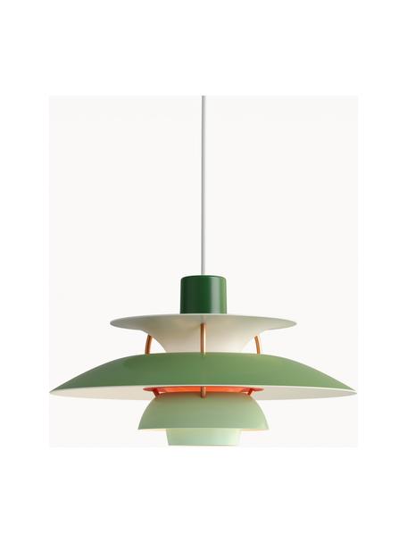 Lampada a sospensione PH 5 Mini, Paralume: metallo rivestito, Tonalità del verde, dorato, Ø 30 x Alt. 16 cm