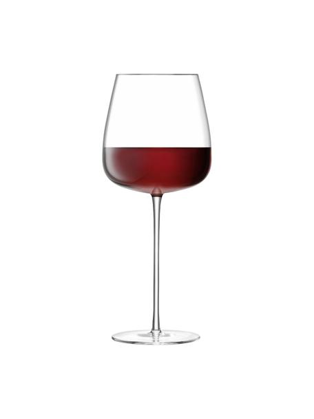 Filigrane mundgeblasene Rotweingläser Wine Culture, 2 Stück, Glas, Transparent, Ø 11 x H 26 cm
