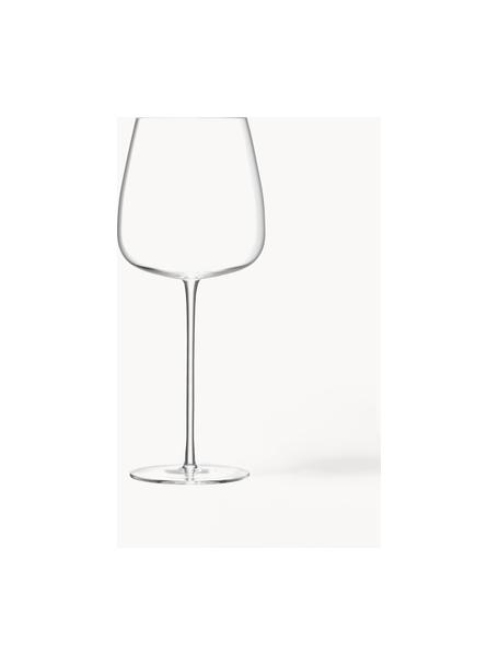 Filigrane mundgeblasene Rotweingläser Wine Culture, 2 Stück, Glas, Transparent, Ø 11 x H 26 cm, 715 ml