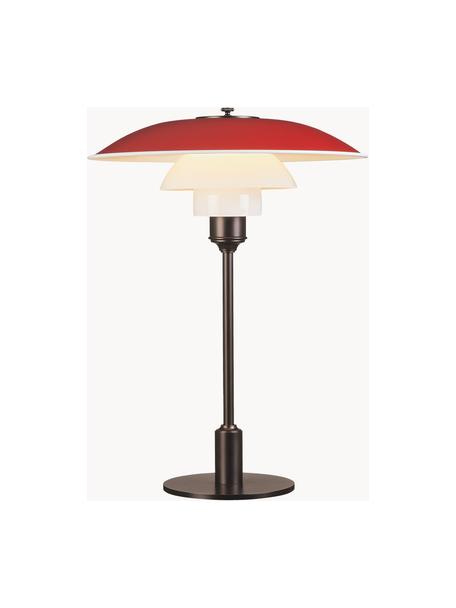 Grande lampe à poser soufflée bouche PH 3½-2½, Rouge, cuivre, Ø 33 x haut. 45 cm