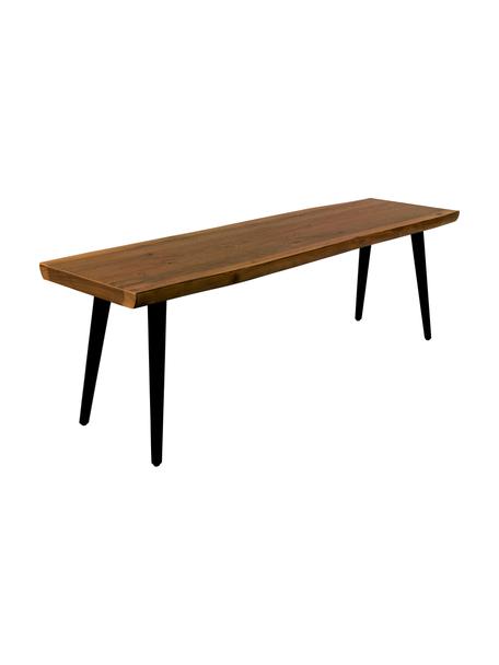 Banc à lignes bois naturel Alagon, Bois, laqué, larg. 140 x haut. 45 cm