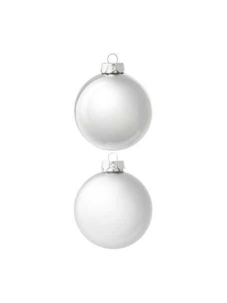 Weihnachtskugel-Set Evergreen, Silberfarben, Ø 8 cm, 6 Stück