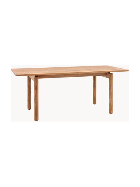 Table en bois d'acacia Cannes, 200 x 90 cm, Bois foncé, Bois foncé, larg. 200 x prof. 90 cm