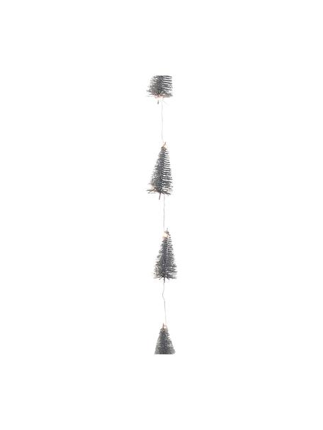 Guirlande de Noël LED Illumination, Câble métallique, plastique, paillettes, Couleur argentée, long. 253 cm