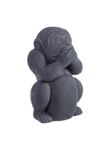Deko-Objekt Monkey aus Beton, Beton, beschichtet, Nichts-Böses-Sagen-Affe, B 22 x H 36 cm