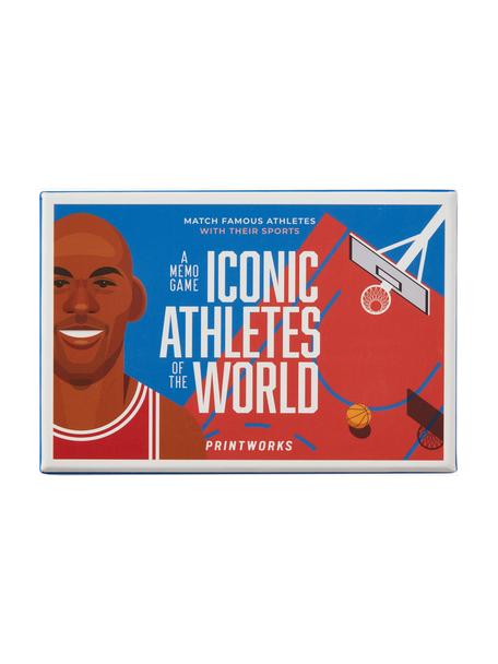 Gra pamięciowa Iconic Athletes, 100% bezkwasowy papier

Ten produkt jest wykonany z drewna pochodzącego ze zrównoważonych upraw, które posiada certyfikat FSC®., Rdzawoczerwony, niebieski, brązowy, S 15 x G 10 cm