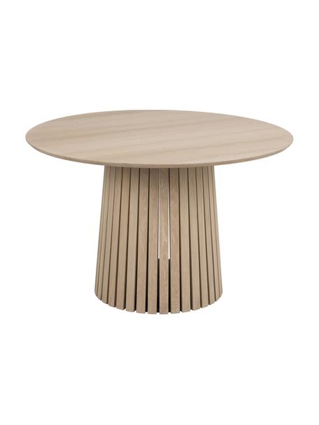 Kulatý jídelní stůl z dubového dřeva Christo, Ø 120 cm, Světlé dřevo, Ø 120 cm, V 75 cm