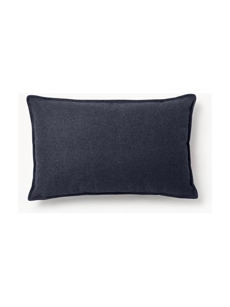 Sofa-Kissen Lennon, Hülle: 100 % Polyester, CertiPUR, Dunkelblau, B 50 x L 80 cm