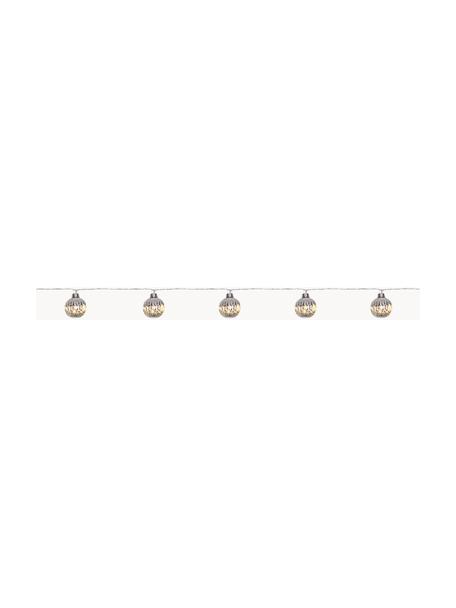 Guirnalda de luces LED Solo, 170 cm, Cable: plástico, Plateado, L 170 x Al 6 cm