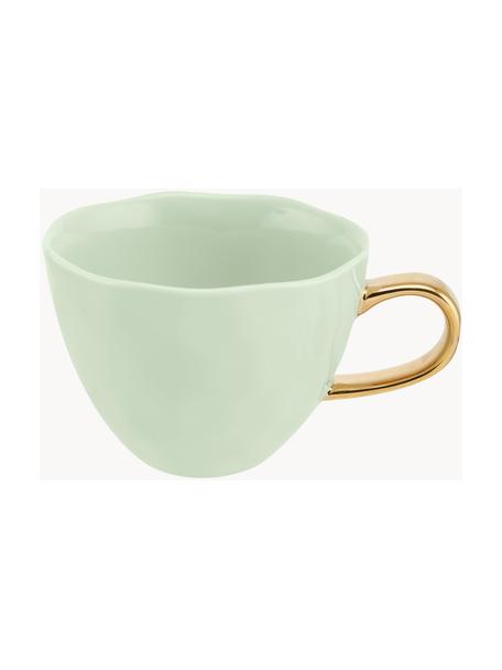 Tasse Good Morning, Steingut, Mintgrün, Ø 11 x H 8 cm, 350 ml