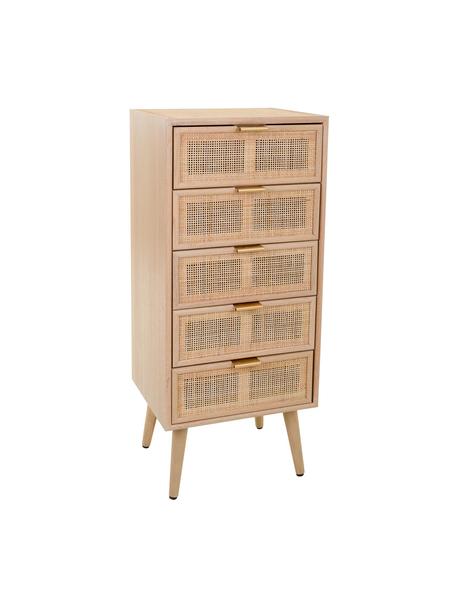 Rangement rustique Cayetana, Bois clair, larg. 42 x haut. 101 cm