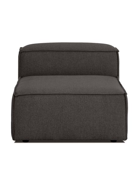 Middelste module Lennon, Bekleding: 100% polyester De slijtva, Frame: massief grenenhout, FSC-g, Poten: kunststof, Geweven stof antraciet, B 89 x H 119 cm