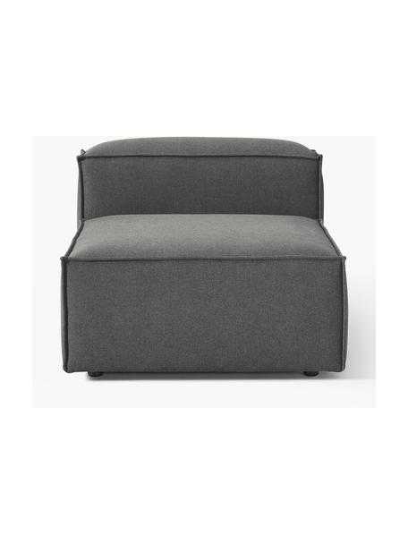 Módulo central sofá Lennon, Tapizado: 100% poliéster Alta resis, Estructura: madera contrachapada de p, Patas: plástico Este producto es, Tejido gris antracita, An 89 x F 119 cm