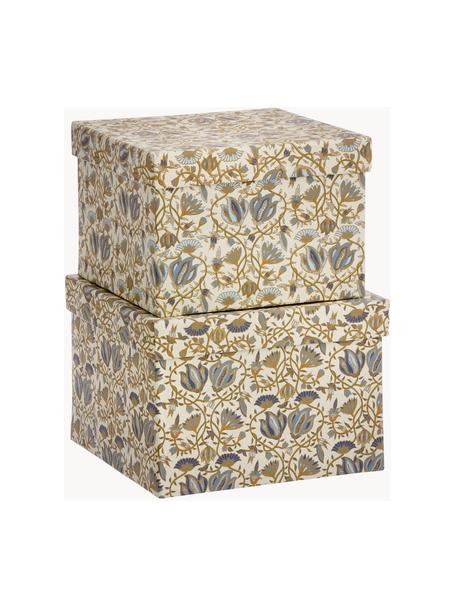 Set de cajas Lily Provence, 2 uds., Multicolor, Set de diferentes tamaños