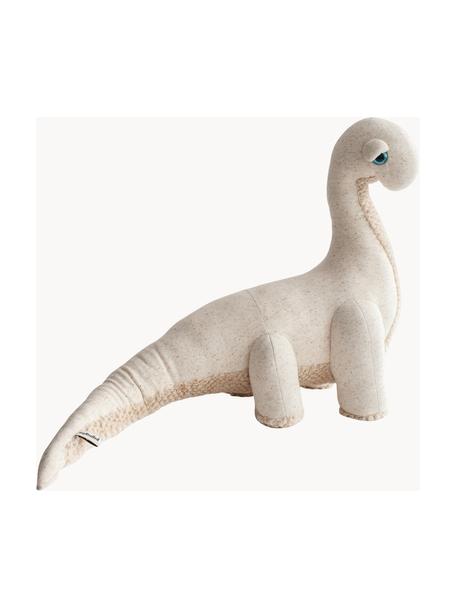 Cojín peluche artesanal Diplo, Tonos beige jaspeado, An 90 x Al 60 cm