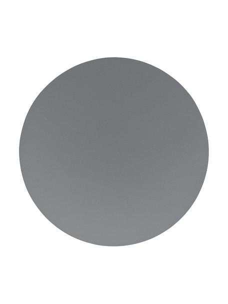 Tovaglietta americana rotonda in similpelle Pik 2 pz, Materiale sintetico (PVC), Antracite, Ø 38 cm