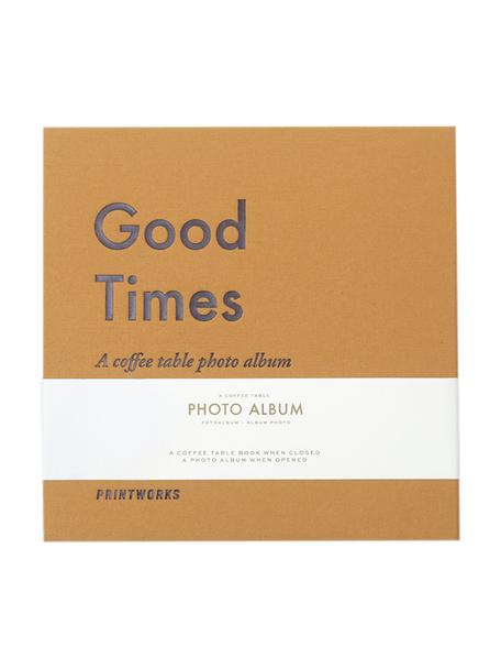 Álbum de fotos Good Times, Amarillo, gris, blanco, negro, L 25 x An 25 cm