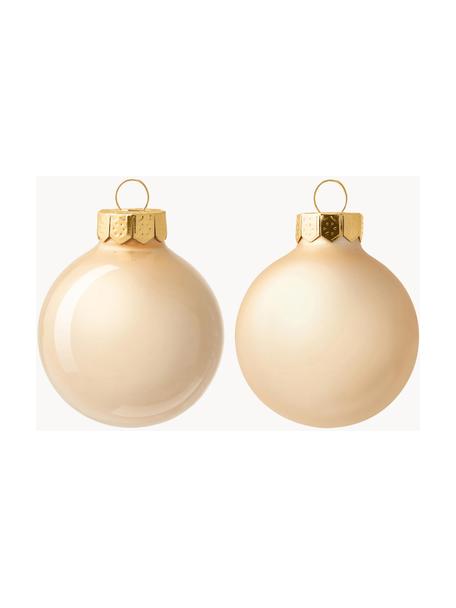 Set de bolas de Navidad Globe, 6 uds., Beige, crema, Ø 4 cm, 16 uds.