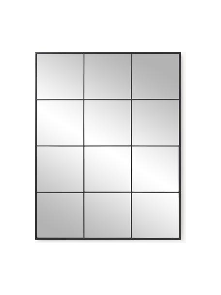 Espejo de pared ventana Clarita, Parte trasera: tablero de fibras de dens, Espejo: cristal, Negro, An 70 x Al 90 cm