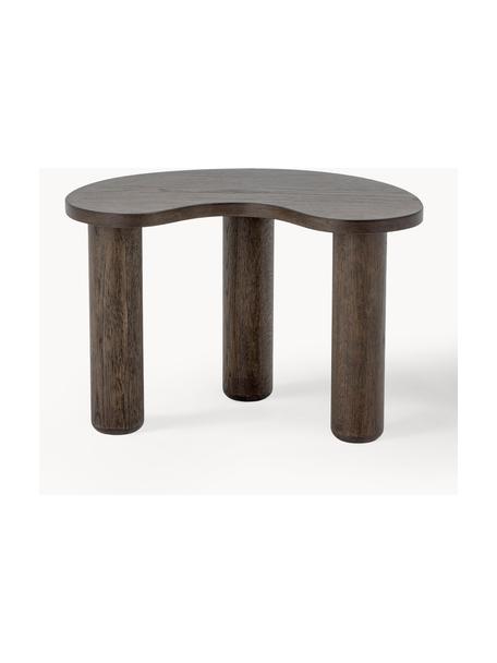 Mesa de centro de madera de caucho con forma orgánica Luppa, Madera de caucho, Madera de caucho, An 53 x F 36 cm