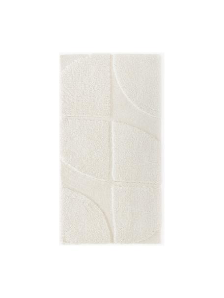 Huňatý koberec s vysokým vlasom Jade, Krémovobiela, Š 80 x D 150 cm (veľkosť XS)