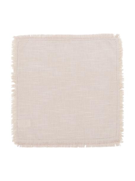 Serwetka z tkaniny Henley, 2 szt., 100% bawełna, Beżowy, S 45 x D 45 cm