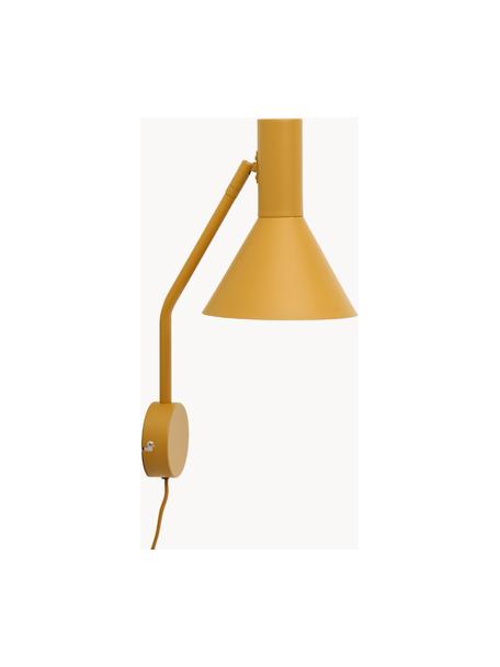 Applique murale design ajustable Lyss, Ocre, prof. 18 x haut. 42 cm