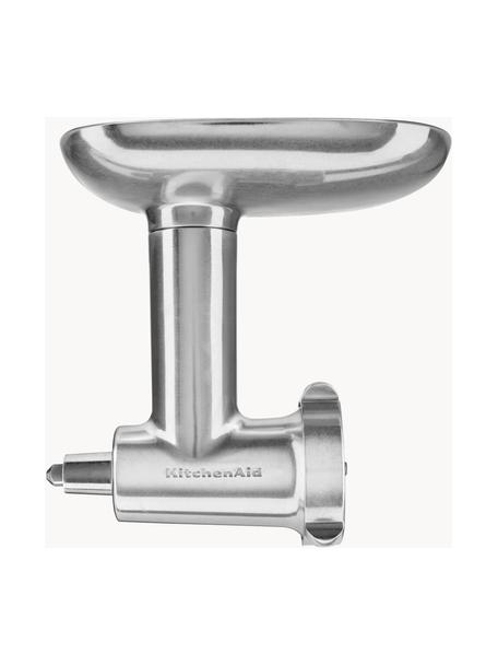 Fleischwolf-Aufsatz KitchenAid aus Metall mit Wurstfüller, Metall, Silberfarben, B 14 x H 21 cm