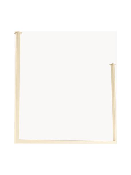 Metalen kledingroede Rubi, Gepoedercoat staal, Beige, B 80 x H 60 cm