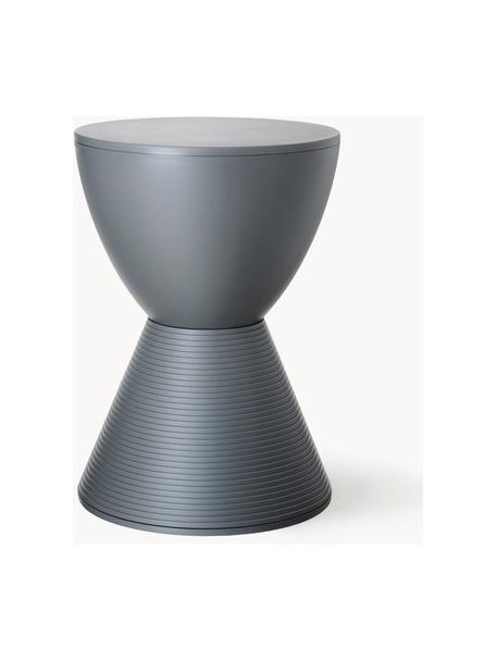 Stołek/stolik pomocniczy Prince AHA, Pigmentowany polipropylen, Ciemny szary, Ø 30 x W 43 cm