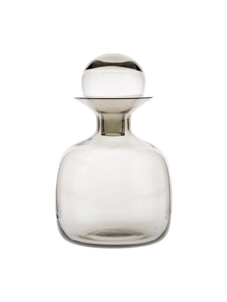 Handgemaakte karaf Colored, 1.5 L, Glas, Grijs, H 25 cm, 1.5 L