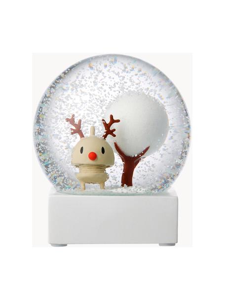 Bola de nieve Bumble, Metal, plástico, Blanco, beige, marrón, Ø 10 x Al 11