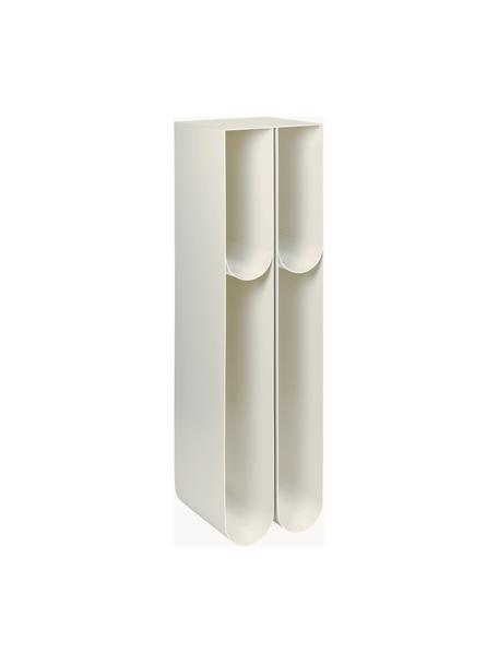 Columna decorativa de metal Curved, Acero con pintura en polvo, Beige, An 25 x Al 100 cm