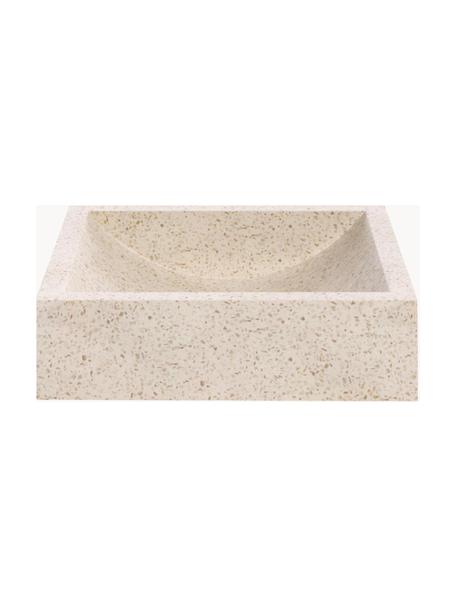 Umývadlo na položenie z terrazzo Kuveni, Terrazzo, Béžová, vzhľad terrazzo, Š 45 x H 40 cm