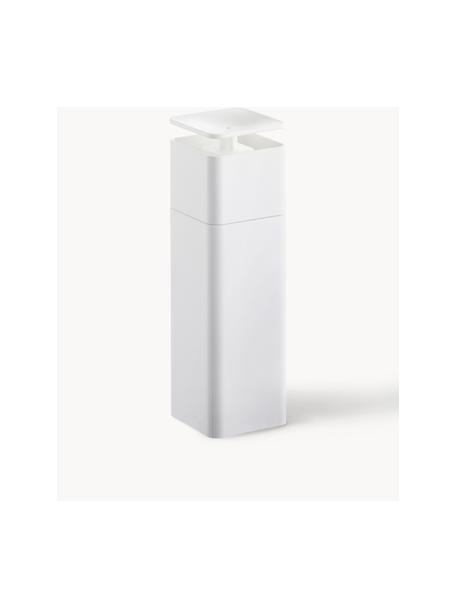 Dispenser per sapone Tower, Plastica, Bianco, Larg. 6 x Alt. 19 cm