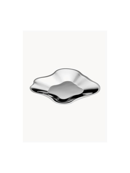 Ciotola decorativa in acciaio inossidabile Alvar Aalto, Acciaio inossidabile, Argentato, Larg. 36 x Alt. 3 cm