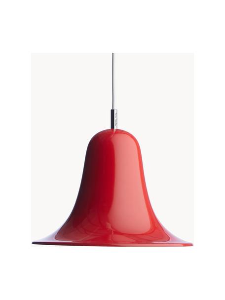 Kleine Pendelleuchte Pantop, Design Verner Panton, Lampenschirm: Metall, beschichtet, Rot, glänzend, Ø 23 x H 17 cm