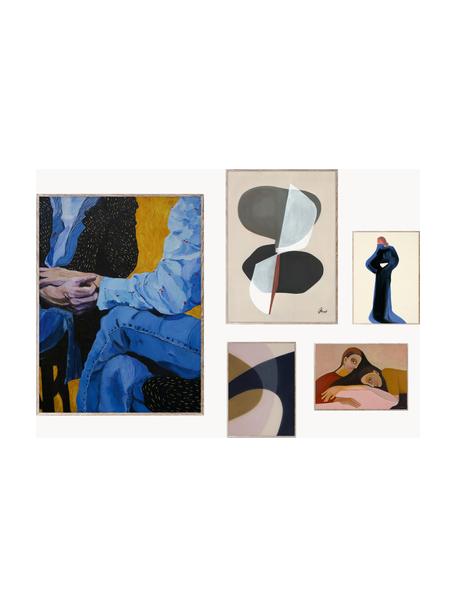 Súprava plagátov s rámom Artwall no. 10, 5 dielov, Viac farieb, Š 290 x V 210 cm
