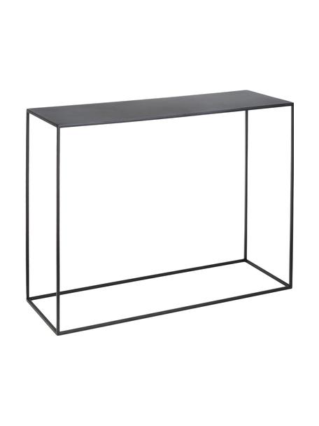 Consola de metal Tensio, Metal con pintura en polvo, Negro, An 100 x F 35 cm