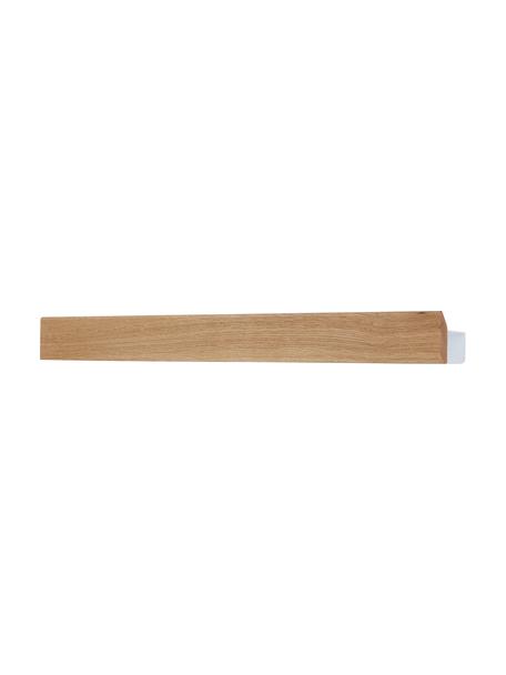 Banda magnetica Flex, Asta: legno di quercia, Legno chiaro, bianco, Larg. 60 x Alt. 6 cm