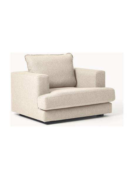 Sessel Tribeca, Bezug: 100 % Polyester Der hochw, Gestell: Massives Kiefernholz, Webstoff Beige, B 110 x T 96 cm