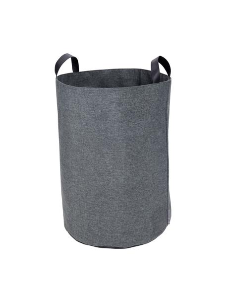 Wasmand Floor, Grijs, zwart, Ø 40 x H 55 cm