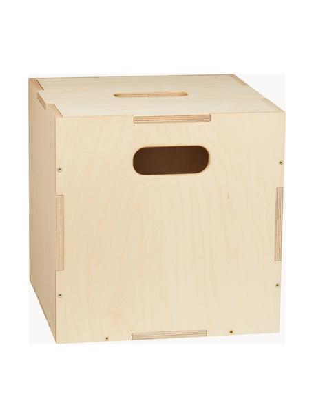 Boîte de rangement en bois Cube, Placage en bois de bouleau

Ce produit est fabriqué à partir de bois certifié FSC® et issu d'une exploitation durable, Bois clair, larg. 36 x prof. 36 cm