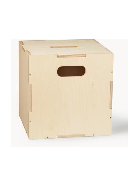 Holz-Aufbewahrungsbox Cube, Birkenholzfurnier

Dieses Produkt wird aus nachhaltig gewonnenem, FSC®-zertifiziertem Holz gefertigt., Helles Holz, B 36 x T 36 cm